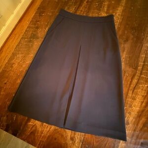 ✨NWT Ann Taylor Navy Women's Skirt with front pleat 8